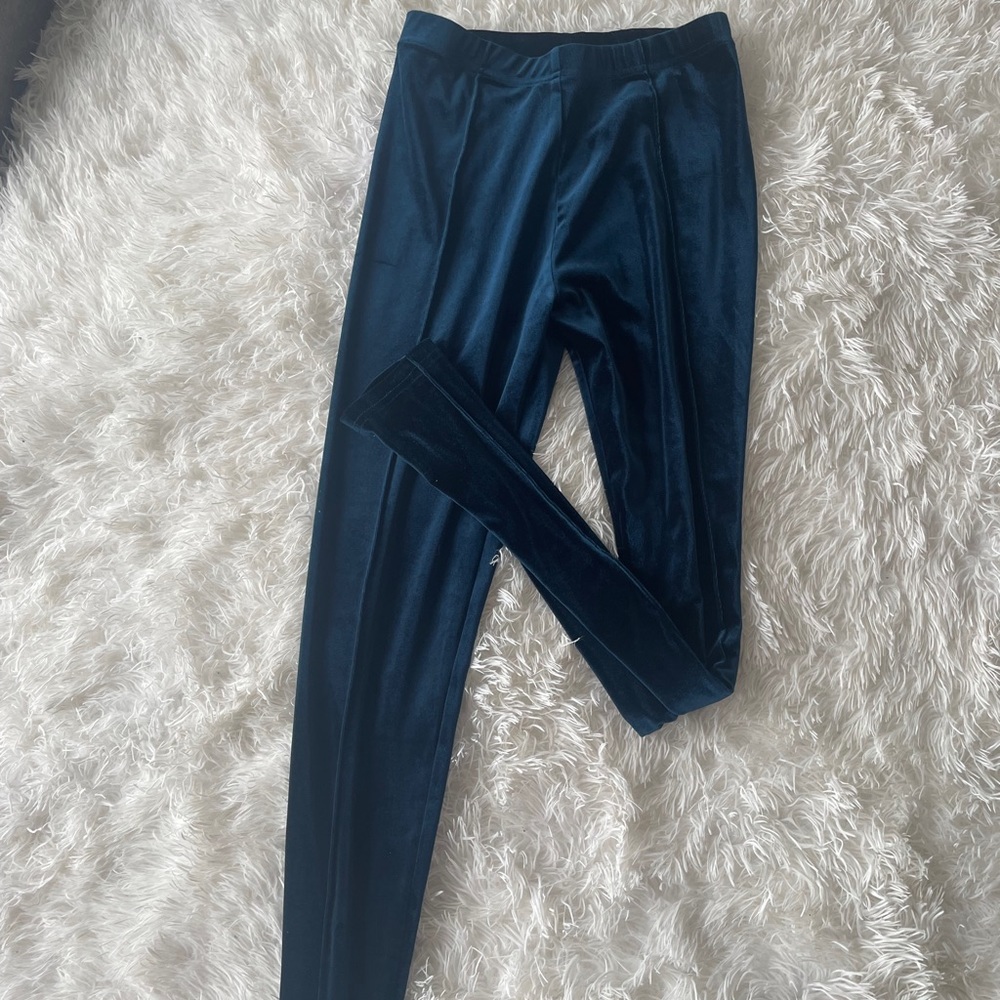 Velvet leggings